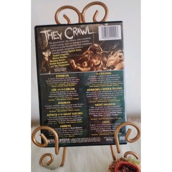They Crawl: Includes 9 Bonus Movies (DVD, 2016, 2-Disc Set) Horror VGUC - Picture 3 of 3